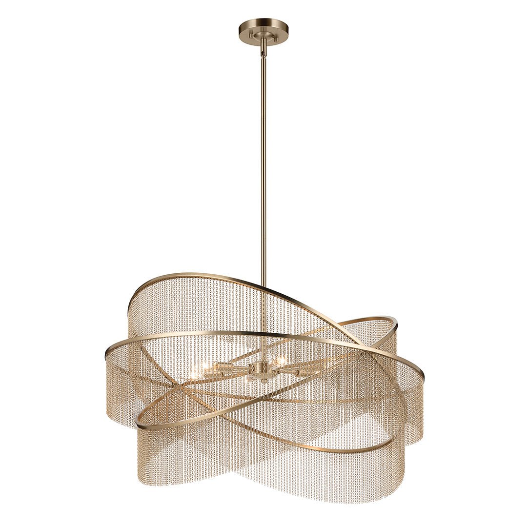 KICHLER-52824CPZKICHLER Khaite 52824 32" 6-Light Chandelier