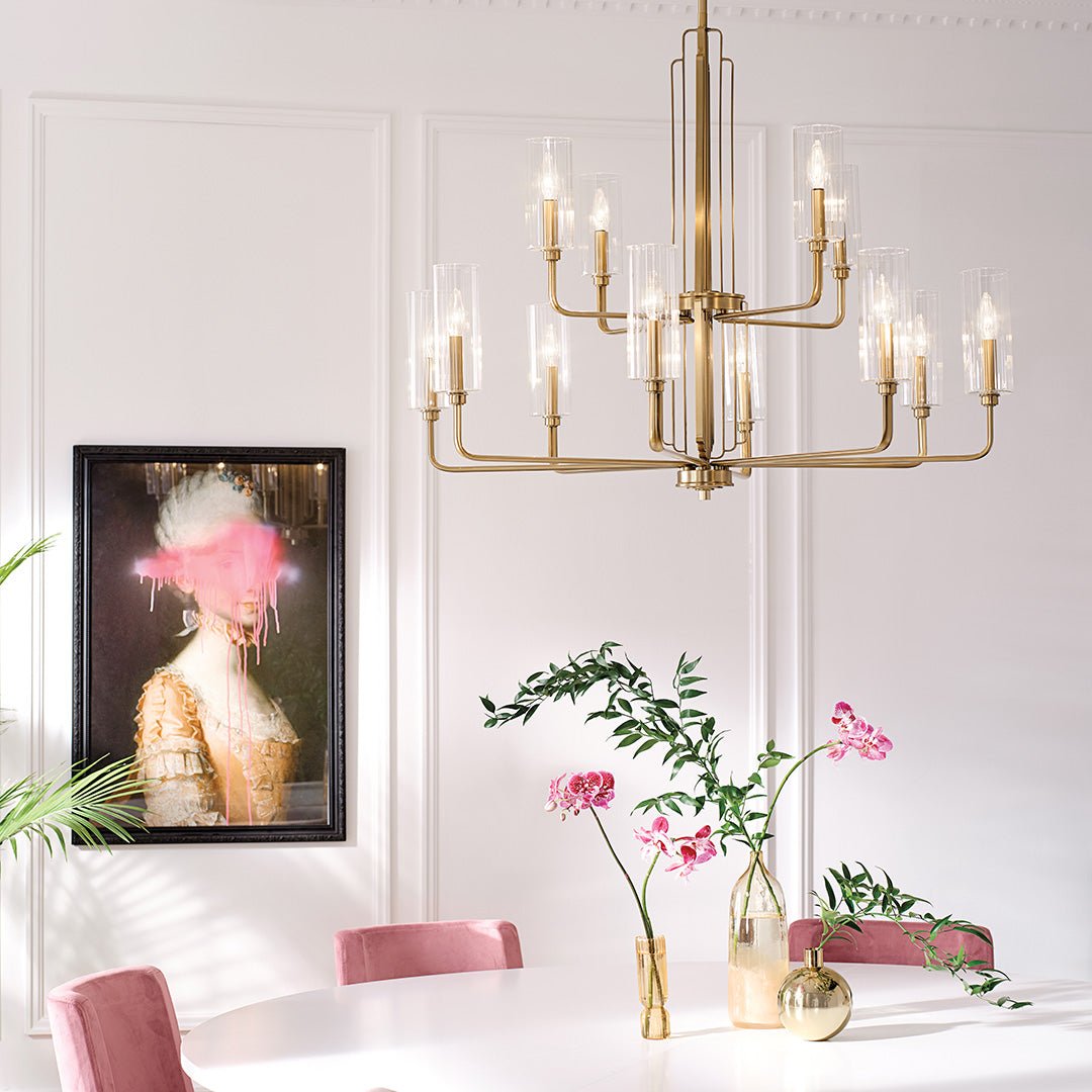 KICHLER-52412PNKICHLER Kimrose 52412 40.5" 12-Light Chandelier