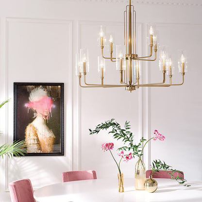 KICHLER-52412PNKICHLER Kimrose 52412 40.5" 12-Light Chandelier