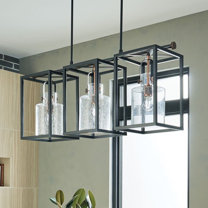 KICHLER-52033PNKICHLER Kitner 52033 10.5" 3-Light Linear Chandelier