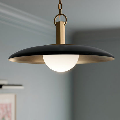 KICHLER-52834BKKICHLER Kurio 16"/22" 1 Light Pendant
