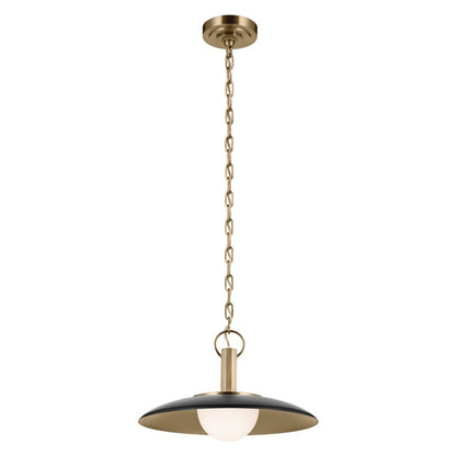KICHLER-52834BKKICHLER Kurio 16"/22" 1 Light Pendant