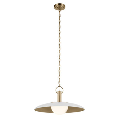 KICHLER-52835WHKICHLER Kurio 16"/22" 1 Light Pendant