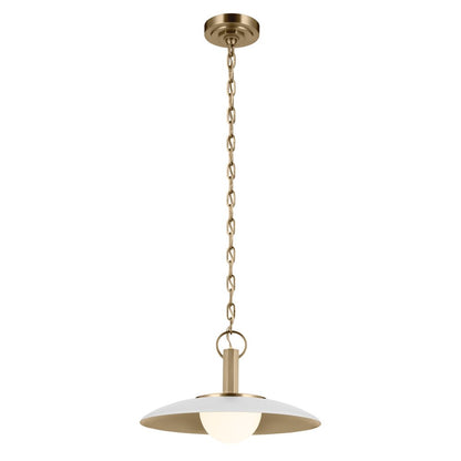 KICHLER-52834WHKICHLER Kurio 16"/22" 1 Light Pendant