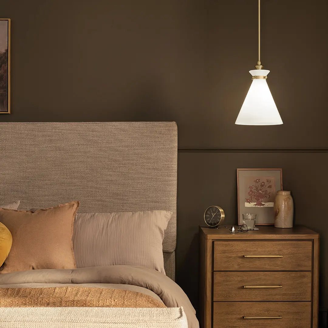 KICHLER-52774PNKichler Laria 52774 1 Bulb 14 Inch Cone Pendant Light