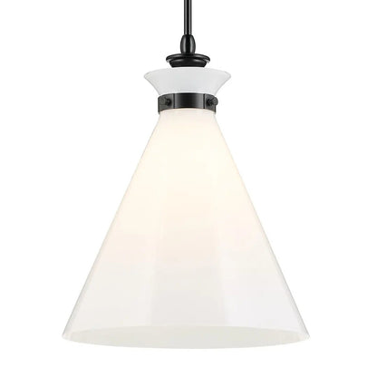 KICHLER-52775BKKichler Laria 52775 1 Bulb 16 Inch Cone Pendant Light