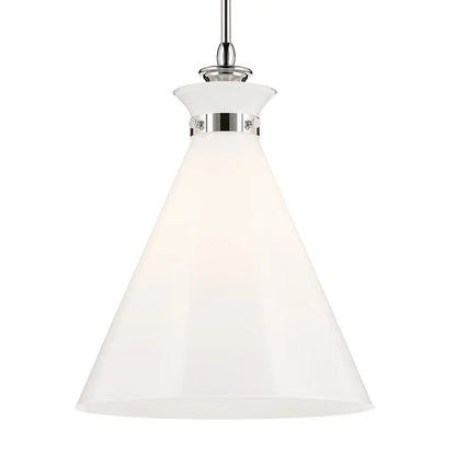 KICHLER-52775PNKichler Laria 52775 1 Bulb 16 Inch Cone Pendant Light