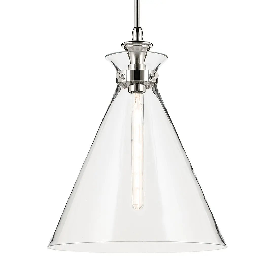 KICHLER-52775PNCLRKichler Laria 52775 1 Bulb 16 Inch Cone Pendant Light