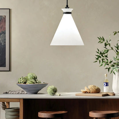 KICHLER-52775BKKichler Laria 52775 1 Bulb 16 Inch Cone Pendant Light