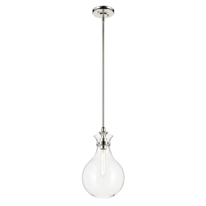 KICHLER-52776PNCLRKichler Laria 52776 1 Bulb 10 Inch Hourglass Pendant Light