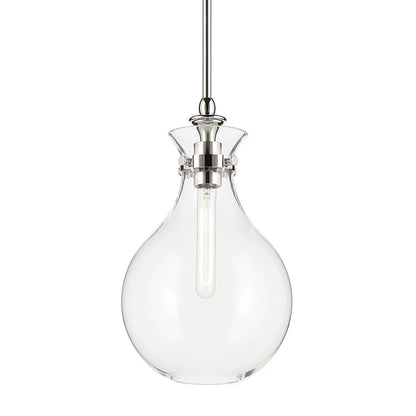 KICHLER-52776BKKichler Laria 52776 1 Bulb 10 Inch Hourglass Pendant Light