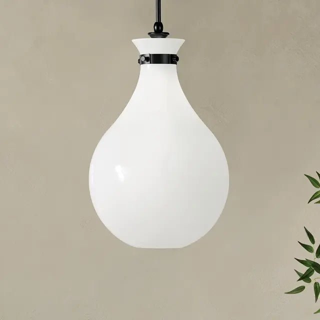 KICHLER-52777BKKichler Laria 52777 1 Bulb 14 Inch Hourglass Pendant Light