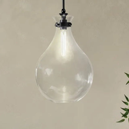 KICHLER-52777BKCLRKichler Laria 52777 1 Bulb 14 Inch Hourglass Pendant Light