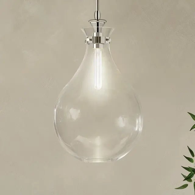 KICHLER-52777PNCLRKichler Laria 52777 1 Bulb 14 Inch Hourglass Pendant Light