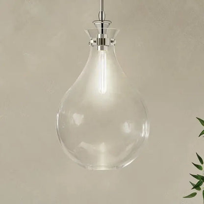 KICHLER-52777PNCLRKichler Laria 52777 1 Bulb 14 Inch Hourglass Pendant Light