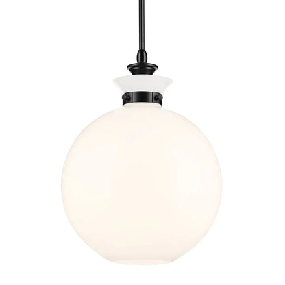 KICHLER-52778BKKichler Laria 52778 1 Bulb 10 Inch Globe Pendant Light
