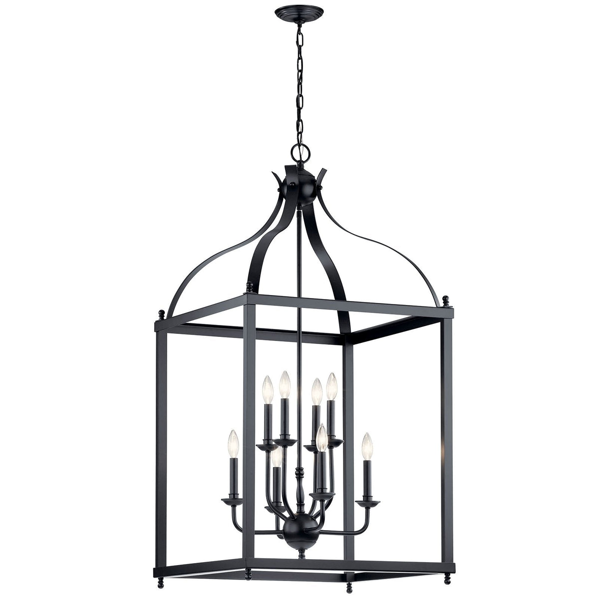 KICHLER-42591BKKICHLER Larkin 42591 24" 8-Light Chandelier