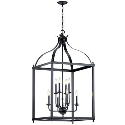KICHLER-42591BKKICHLER Larkin 42591 24" 8-Light Chandelier