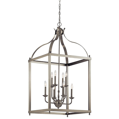 KICHLER-42591NIKICHLER Larkin 42591 24" 8-Light Chandelier