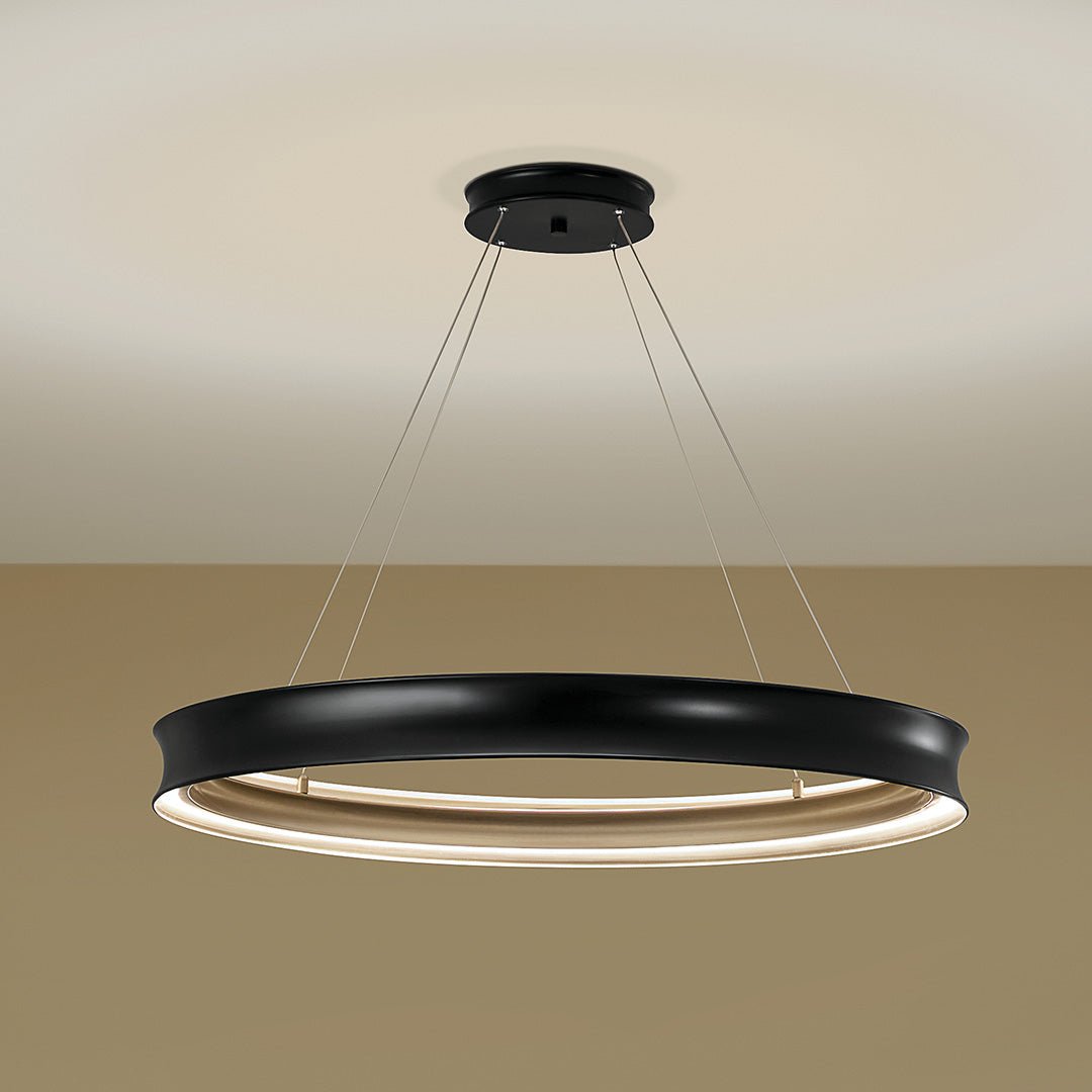 KICHLER-52747CPZLEDKICHLER Larousse 52747 110.0W LED 39.5" Chandelier 30K