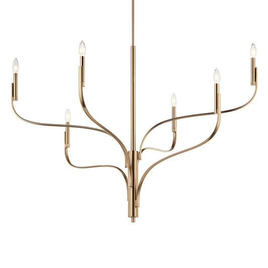 KICHLER-52674CPZKICHLER Livadia 52674 47.25" 6-Light Chandelier