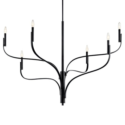 KICHLER-52674BKKICHLER Livadia 52674 47.25" 6-Light Chandelier