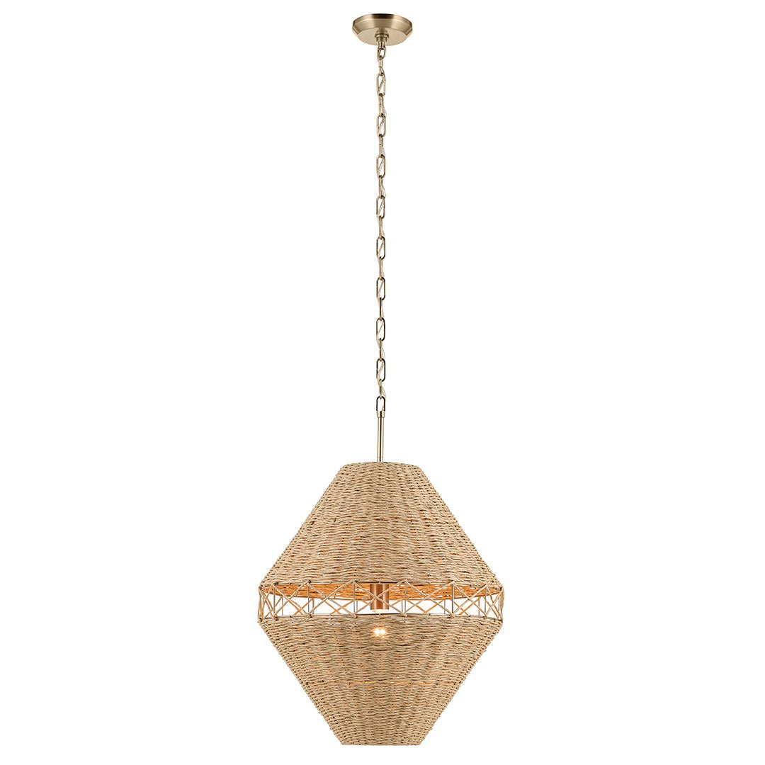 KICHLER-52744CPZKICHLER Lulo Natural Woven Cord Pendant
