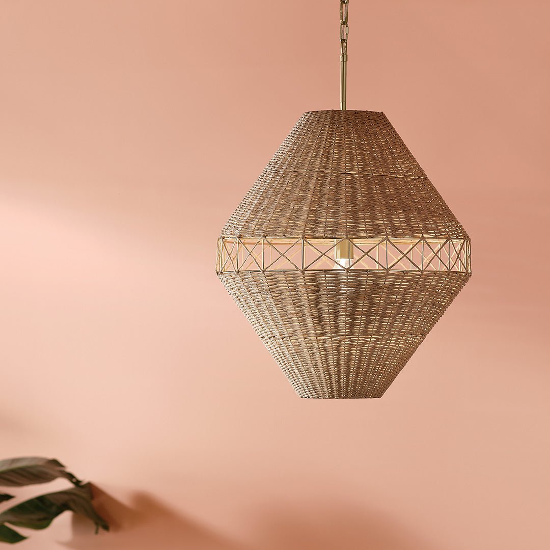 KICHLER-52744CPZKICHLER Lulo Natural Woven Cord Pendant