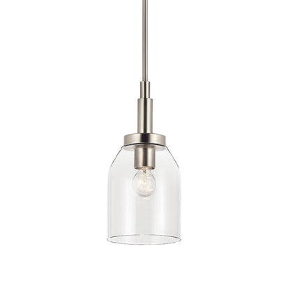 KICHLER-52725NIKICHLER Madden 15 Inch 1 Light Mini Pendant with Clear Glass