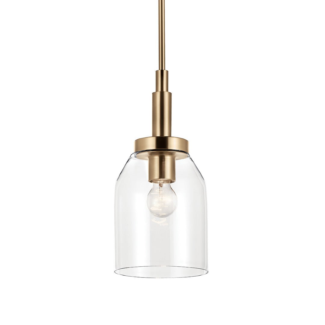 KICHLER-52725CPZKICHLER Madden 15 Inch 1 Light Mini Pendant with Clear Glass