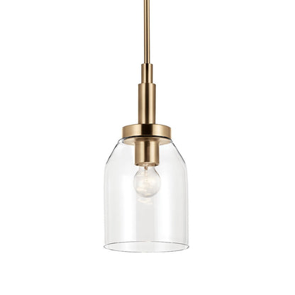 KICHLER-52725CPZKICHLER Madden 15 Inch 1 Light Mini Pendant with Clear Glass