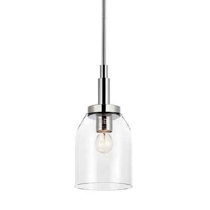 KICHLER-52725CHKICHLER Madden 15 Inch 1 Light Mini Pendant with Clear Glass