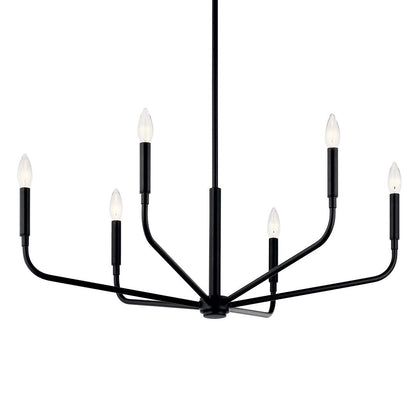 KICHLER-52718BKKICHLER Madden 52718 32" 6-Light Chandelier