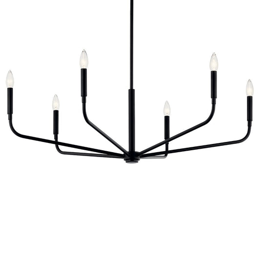 KICHLER-52719BKKICHLER Madden 52719 38" 6-Light Chandelier