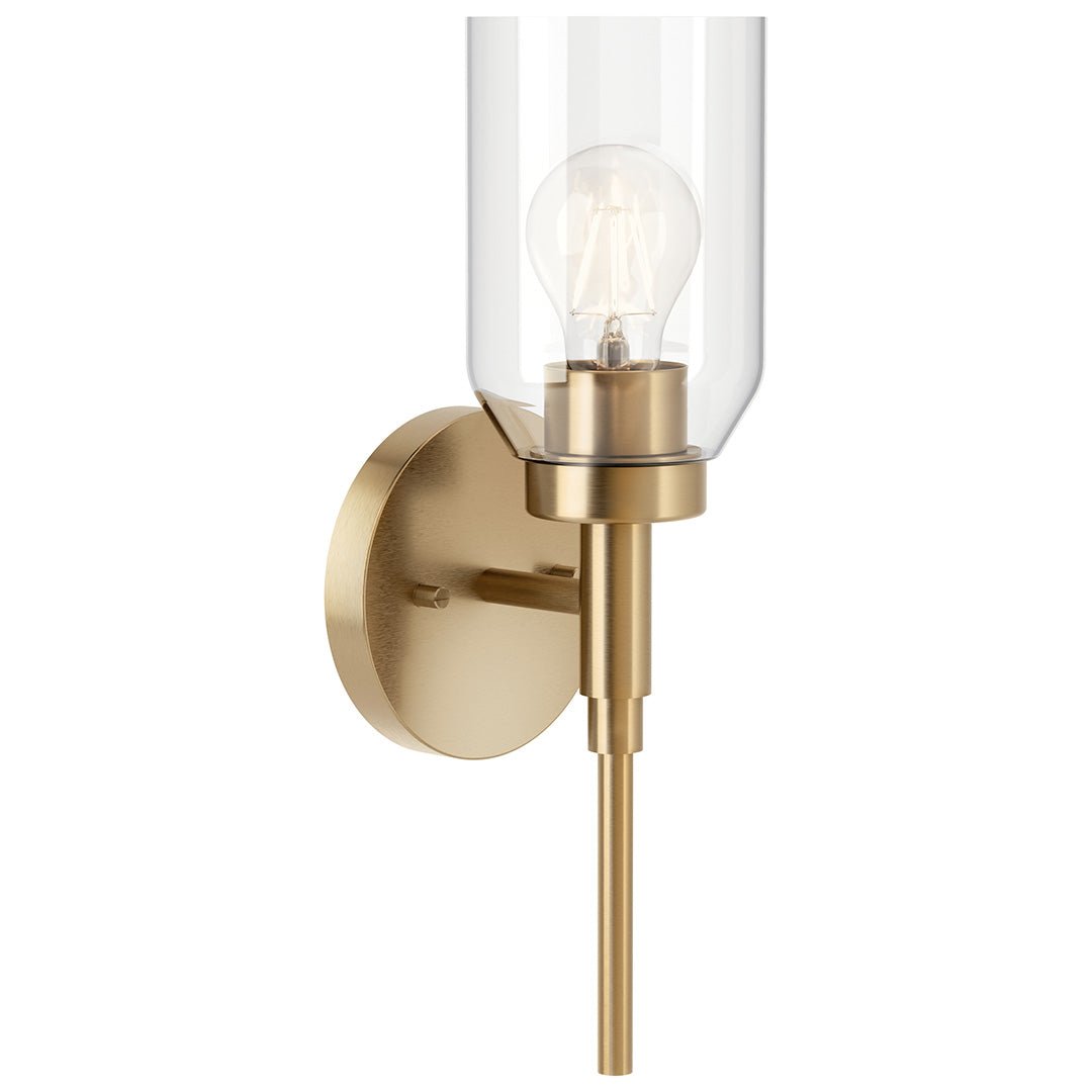 KICHLER-55183CPZKICHLER Madden 55183 1 Light Vanity with Clear Glass