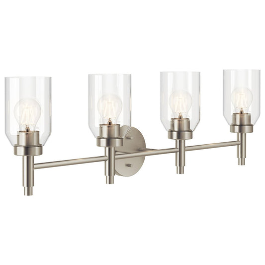 KICHLER-55186NIKICHLER Madden 55186 4 Light Vanity with Clear Glass