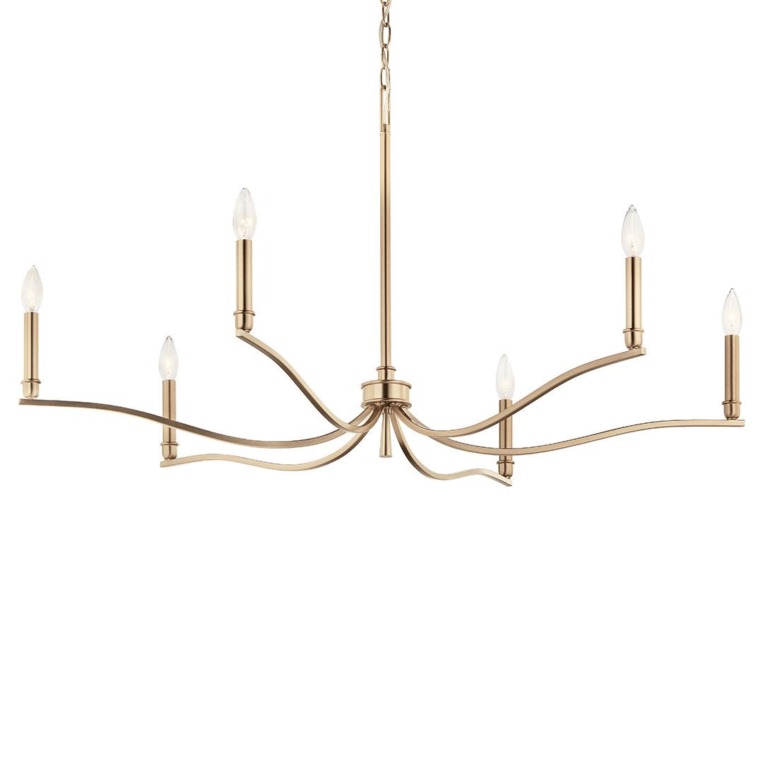KICHLER-52696CPZKICHLER Malene 52696 42" 6-Light Chandelier