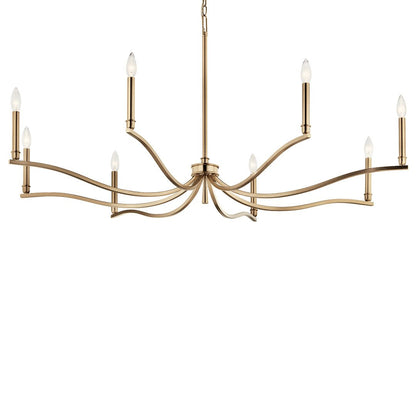 KICHLER-52697CPZKICHLER Malene 52697 52" 8-Light Chandelier