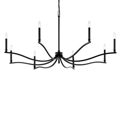 KICHLER-52697BKKICHLER Malene 52697 52" 8-Light Chandelier