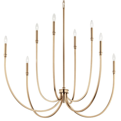 KICHLER-52699CPZKICHLER Malene 52699 45.25" 8-Light Chandelier