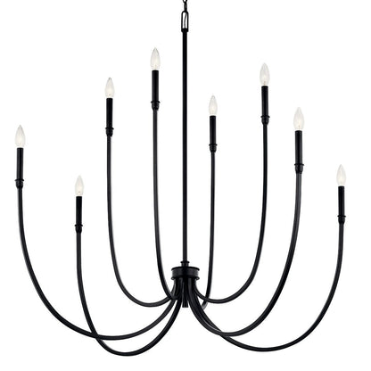 KICHLER-52699BKKICHLER Malene 52699 45.25" 8-Light Chandelier