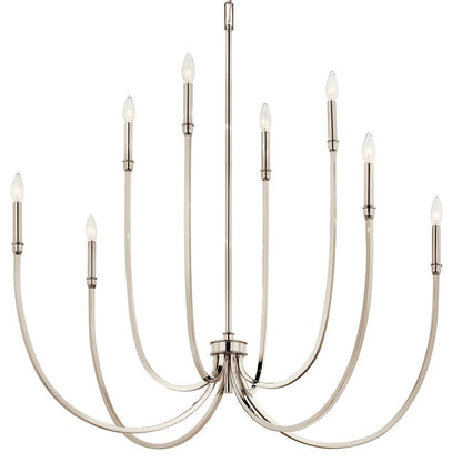 KICHLER-52699PNKICHLER Malene 52699 45.25" 8-Light Chandelier