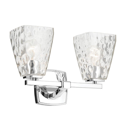 KICHLER-55215CHWTRKICHLER Marant 55215 2 Light Vanity Light with Clear/Frosted Glass