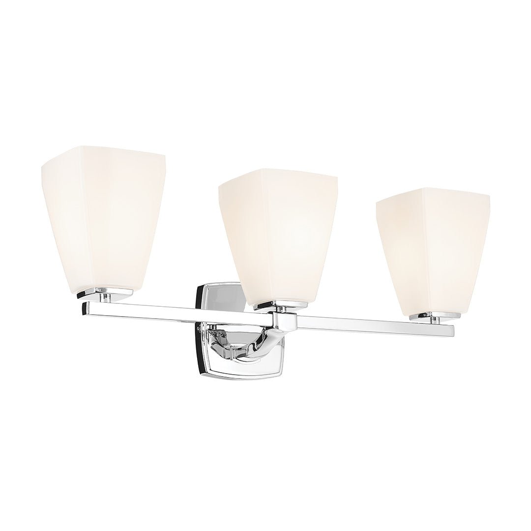 KICHLER-55216CHKICHLER Marant 55216 3 Light Vanity Light with Clear/Frosted Glass