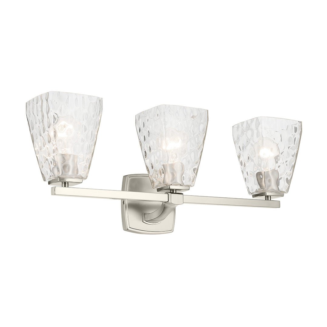 KICHLER-55216NIWTRKICHLER Marant 55216 3 Light Vanity Light with Clear/Frosted Glass