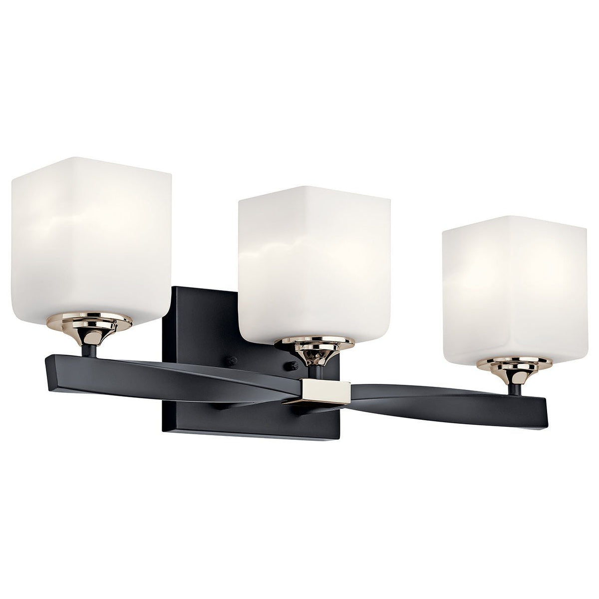 KICHLER-55002BKKICHLER Marette 55002 3 Light Vanity Light with Frosted Glass