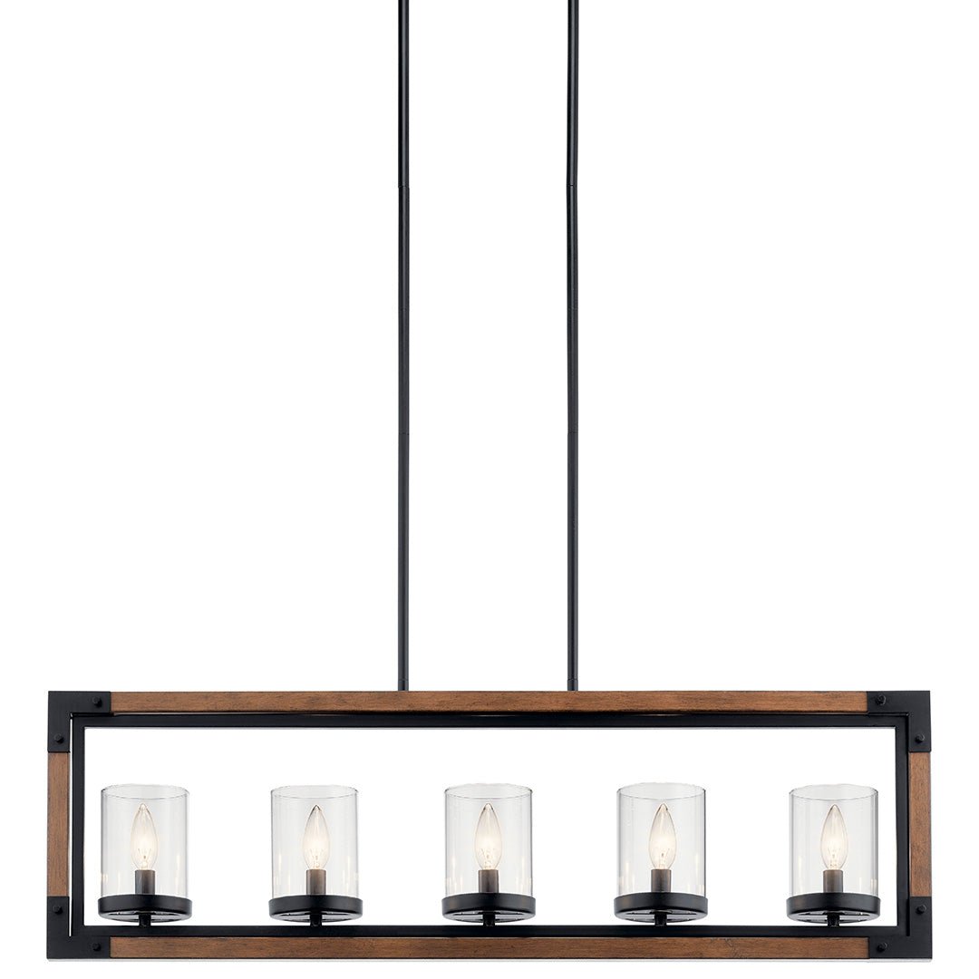 KICHLER-44043AUBKICHLER Marimount 44043 4.25" 5-Light Linear Chandelier