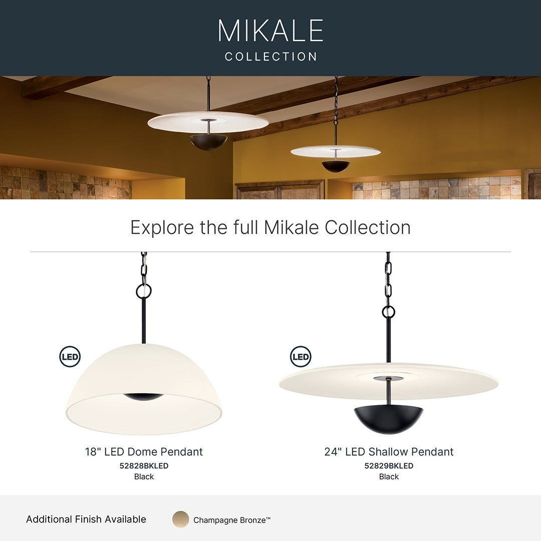 KICHLER-52829CPZLEDKICHLER Mikale 25W LED Pendant Selectable CCT