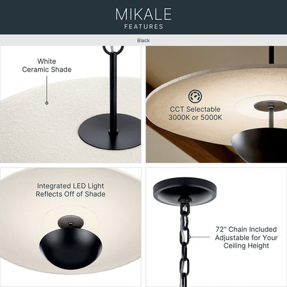 KICHLER-52829CPZLEDKICHLER Mikale 25W LED Pendant Selectable CCT