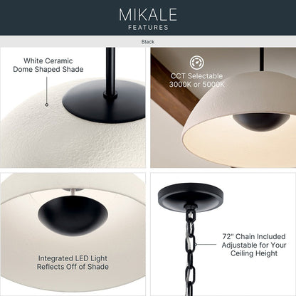 KICHLER-52829CPZLEDKICHLER Mikale 25W LED Pendant Selectable CCT